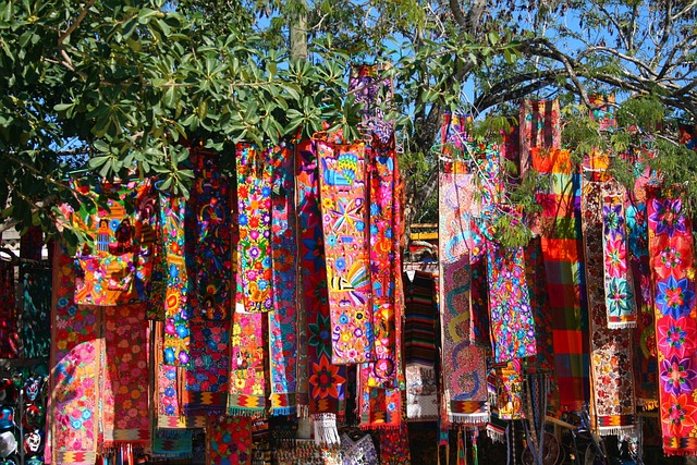 Free Multicoloured Colorful Scarves photo and picture