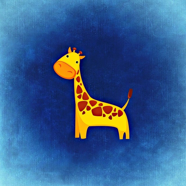 Free giraffe animal nature illustration