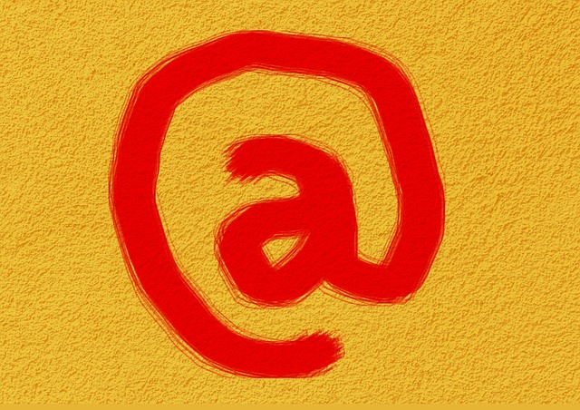 At, Internet, Mail, Email, Zeichen, Gelb