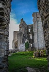 corfe castle, england, uk