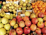 apple, market, vitamins