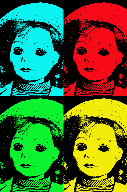 Free puppet girl toy illustration