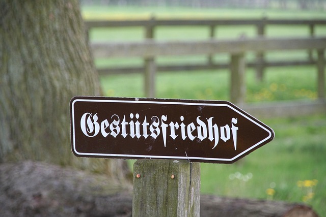 Free Stud Cemetery Sign photo and picture