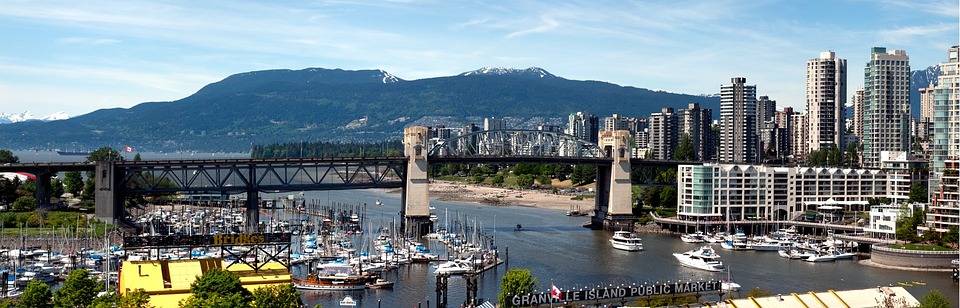 Photo of Vancouver, the river, and mountains