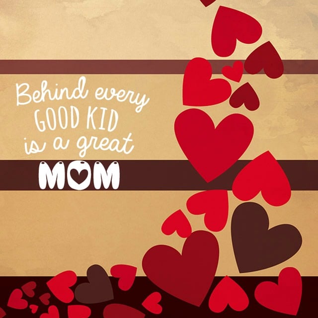 Free love mama happy mothers day illustration