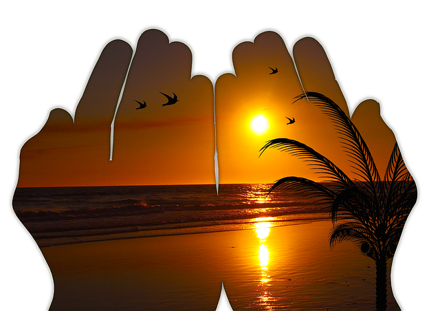 Free nature sea eve illustration