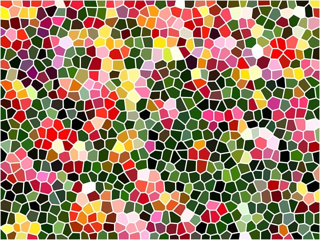Free mosaic coloured multicoloured illustration