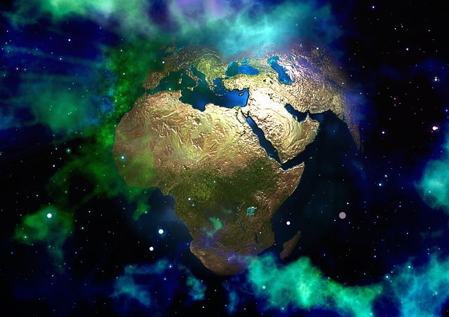 Free universe space astronautics illustration