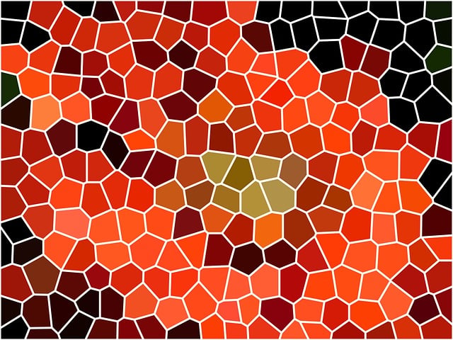 Free mosaic structure template illustration