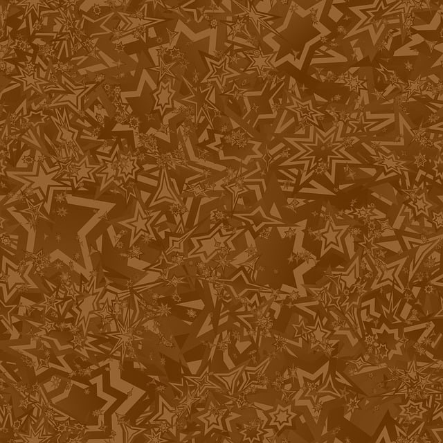 Free brown chaotic star illustration