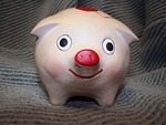 piggy bank, ornament, snout