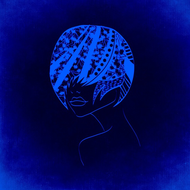 Free woman hair head illustration