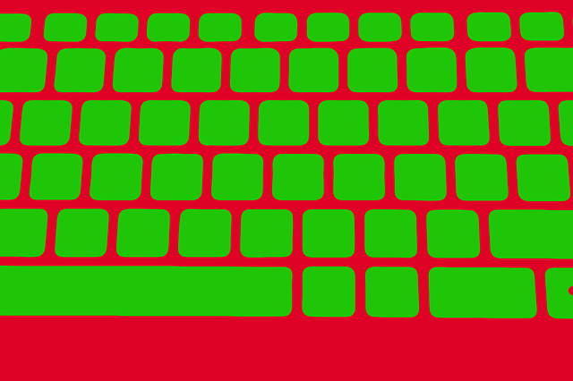 Free keyboard keys computer illustration