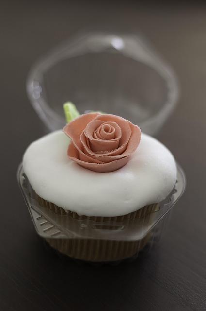 Cupcake, Mad, Rose, Dej, Detalje, Perler