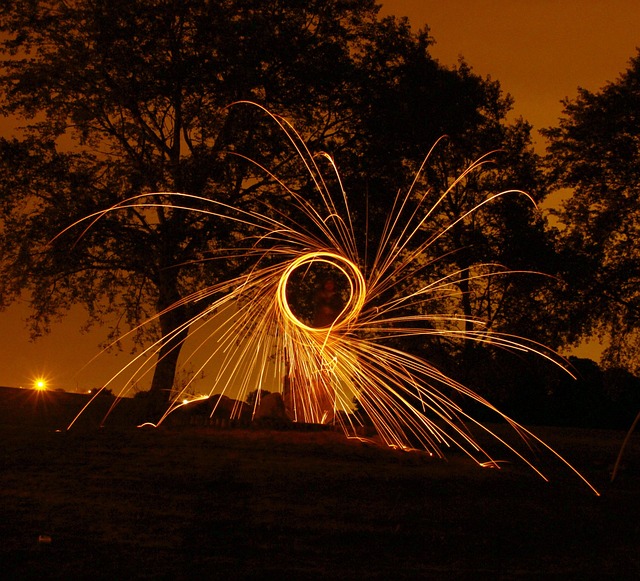 Free Steel Wool Sparks photo and picture