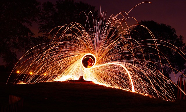 Free Steel Wool Sparks photo and picture