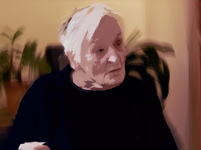 Free dependent dementia woman illustration