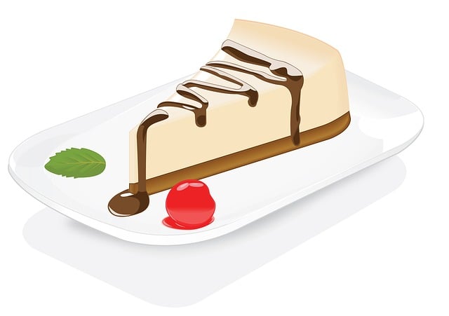 Free cheesecake dessert cake illustration
