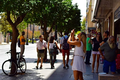 Personas, Peatones, Paseo MarÃ­timo