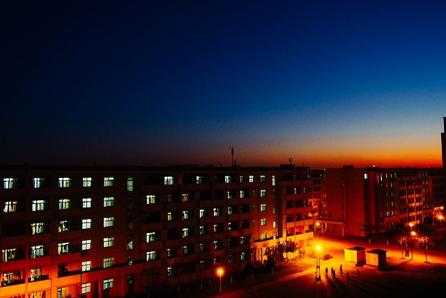 Free Campus Night View photo and picture