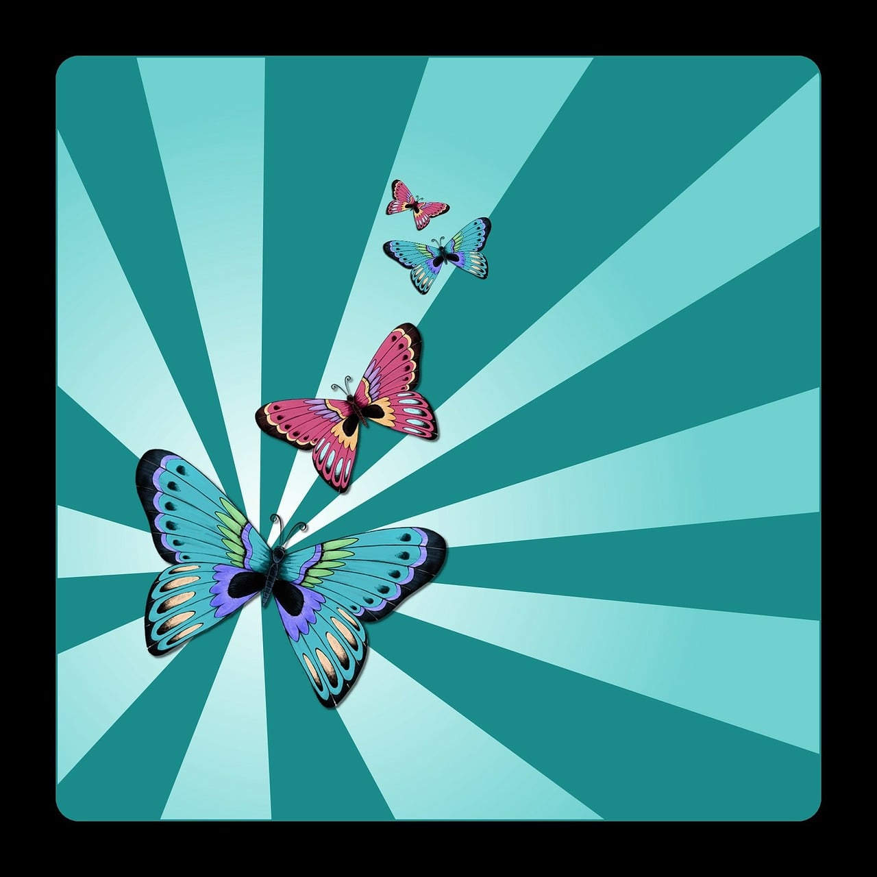 Download Butterflies Background Flying RoyaltyFree Stock Illustration Image Pixabay