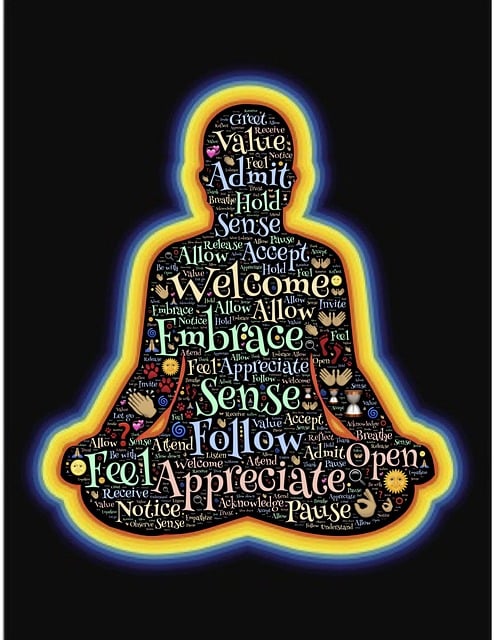 Free meditation presence contemplation illustration