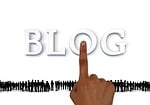 blog, blogging, touch hand fingers