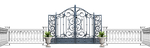 cutout, clip, gate