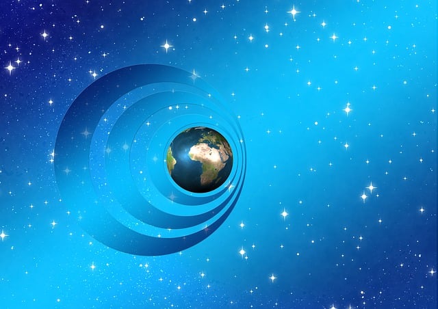 Free universe earth globe illustration