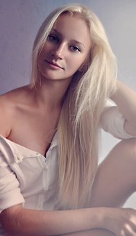 Girl, Portrait, Blonde, Beauty, Model