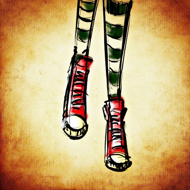 Mode, Design, Zeichnung, Schuhe