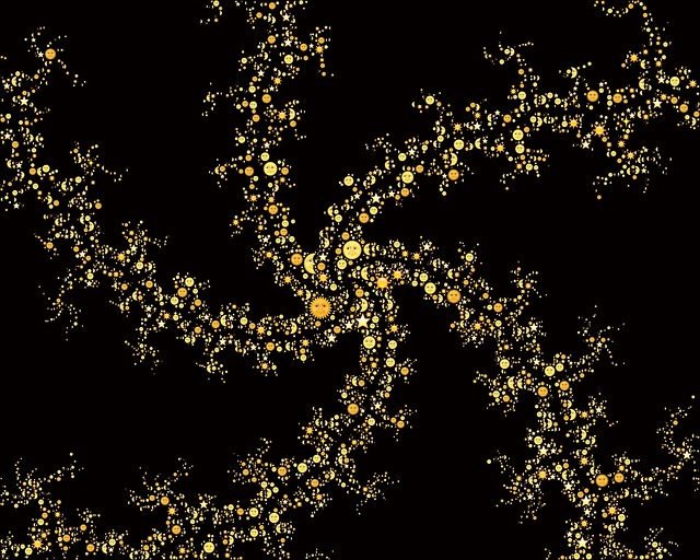 Free fractal emoji spiral illustration