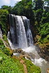 landscape, cataract, river
