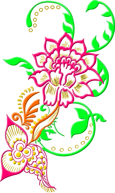 Free floral element design illustration