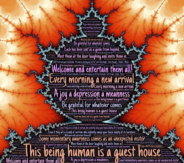 Free rumi guest welcome illustration