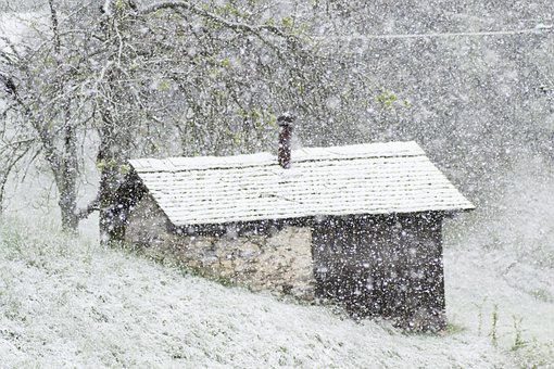Free Cabin Snow photo and picture