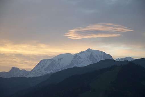 Free Sunrise Snow photo and picture