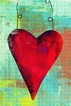 heart, red, love