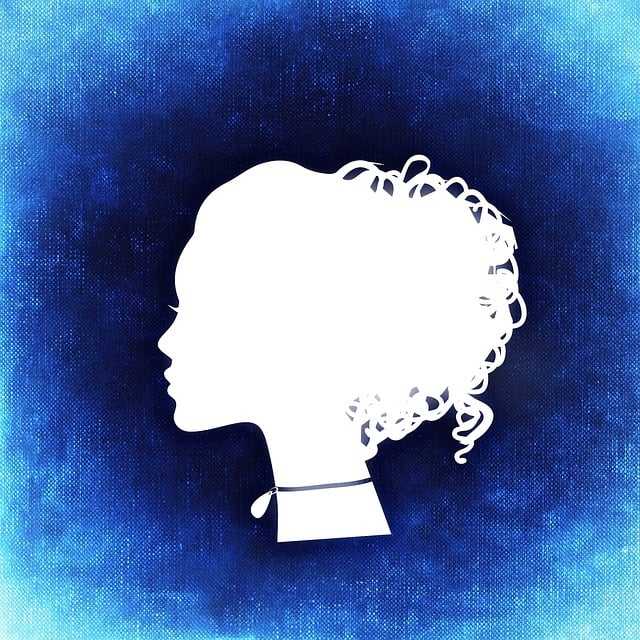 Free woman head silhouette illustration