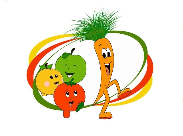 Free carrot vegetables vitamins illustration