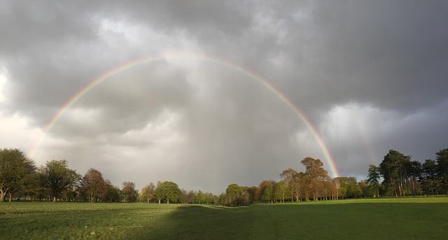 Free Rainbow Clouds photo and picture