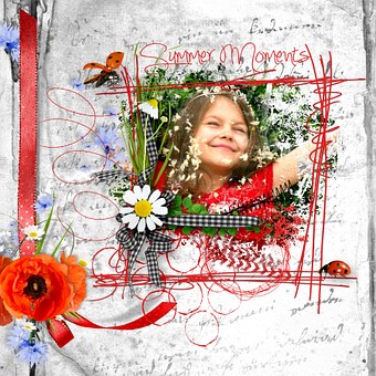 Free Scrapbook Vanilla M illustration and picture