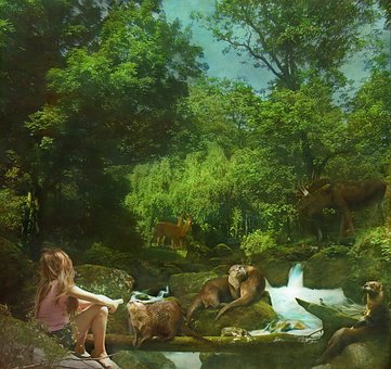 Fantasie, Idylle, Photoshop, Malen