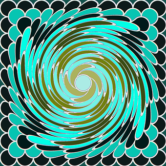 Free Blue Swirl illustration and picture