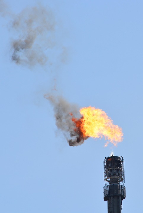 Petroquímica, Industria, Llama, Contaminación