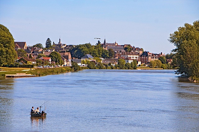 Bestemme, Loire, Flod, Panorama, By