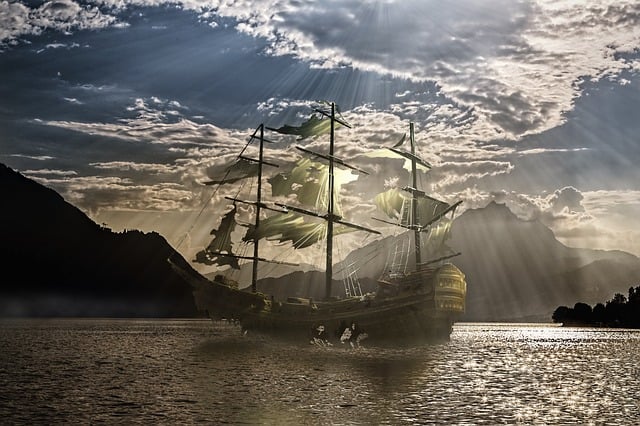 Free pilate mood evening light illustration