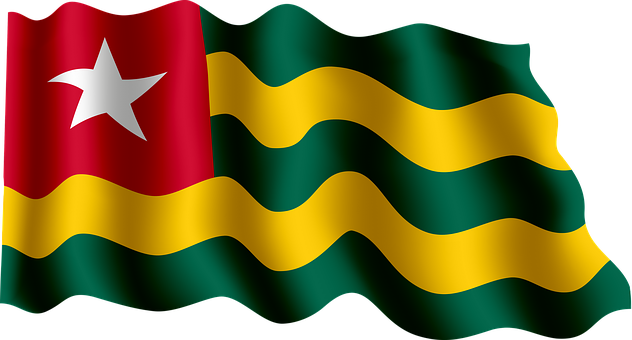 Flagg, Å Gå, Afrika