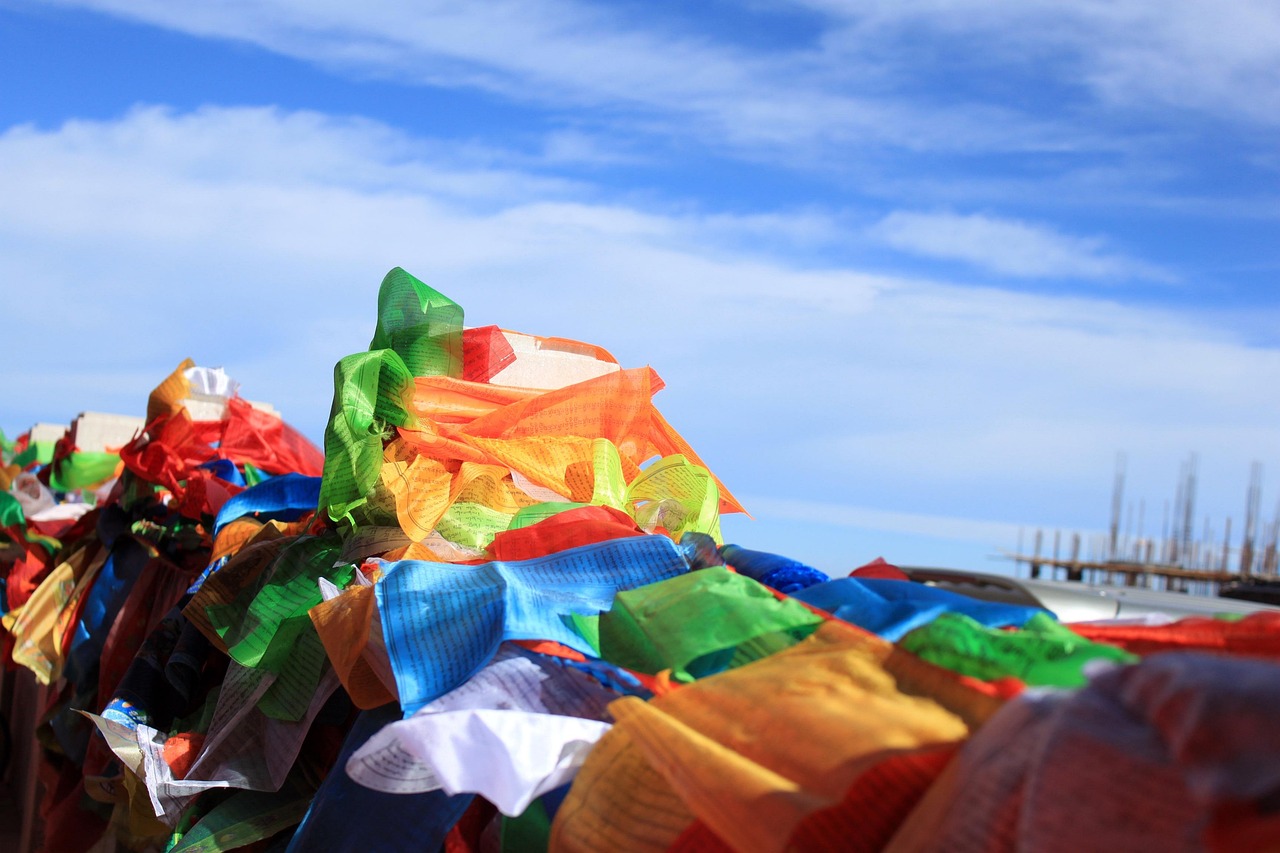 PRAYING FLAG 18寸 五色空旗