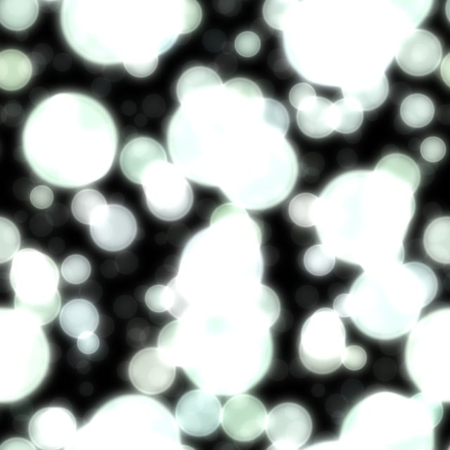 Free bokeh lights bubbles illustration